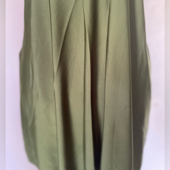 NWT Two Piece Tankini Bathing Suit Adjustable Straps Boy shorts Olive Green Md - Picture 6 of 12